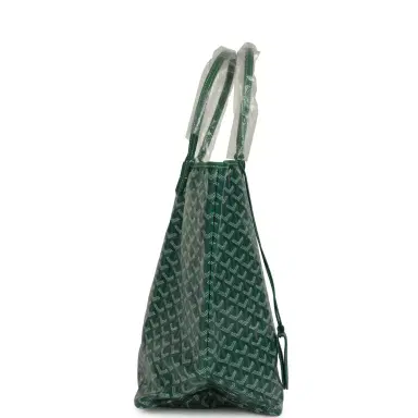 goyard Goyard Goyardine Green Saint Louis GM Tote Bag Palladium Hardware | Thumbnail 3 goyard Goyard Goyardine Green Saint Louis GM Tote Bag Palladium Hardware | Thumbnail 3