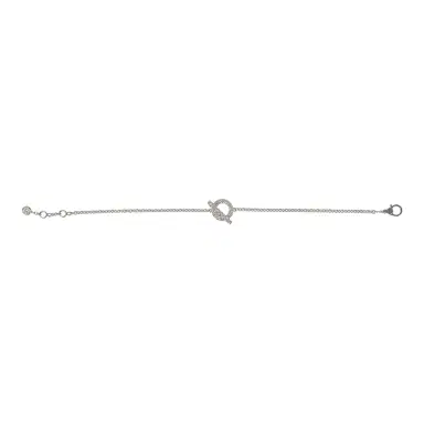 HERMÈS Hermes Finesse Bracelet ST 18K White Gold Hardware & Diamonds | Thumbnail 5 HERMÈS Hermes Finesse Bracelet ST 18K White Gold Hardware & Diamonds | Thumbnail 5