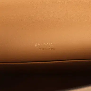 HERMÈS Hermes Special Order (HSS) Kelly Pochette Beige De Weimar and Biscuit Swift Permabrass Hardware | Thumbnail 7 HERMÈS Hermes Special Order (HSS) Kelly Pochette Beige De Weimar and Biscuit Swift Permabrass Hardware | Thumbnail 7