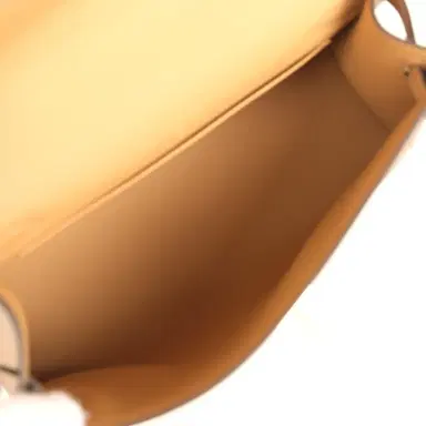 HERMÈS Hermes Special Order (HSS) Kelly Pochette Beige De Weimar and Biscuit Swift Permabrass Hardware | Thumbnail 8 HERMÈS Hermes Special Order (HSS) Kelly Pochette Beige De Weimar and Biscuit Swift Permabrass Hardware | Thumbnail 8