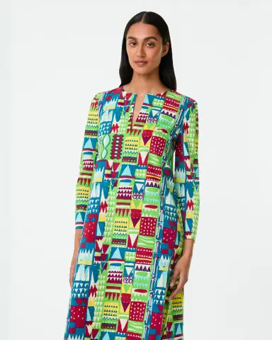 Emporio Sirenuse Giada Caftan in Afrika Print | Thumbnail 3 Emporio Sirenuse Giada Caftan in Afrika Print | Thumbnail 3