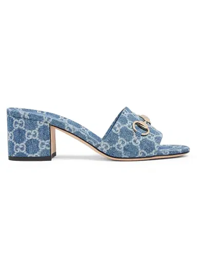 Gucci Women's Siaga 55MM GG Canvas Sandals | Thumbnail 1 Gucci Women's Siaga 55MM GG Canvas Sandals | Thumbnail 1