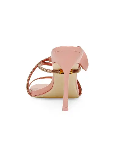 Cult Gaia Women's Camilla Crystal-Embellished Leather Sandals - Petal | Thumbnail 3 Cult Gaia Women's Camilla Crystal-Embellished Leather Sandals - Petal | Thumbnail 3