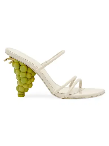 Cult Gaia Women's Grape 95MM Leather Sandals - Dominga - Size 9 | Thumbnail 1 Cult Gaia Women's Grape 95MM Leather Sandals - Dominga - Size 9 | Thumbnail 1