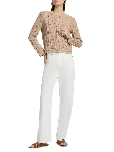 dh New York Women's Helena Granny Square Cardigan | Thumbnail 2 dh New York Women's Helena Granny Square Cardigan | Thumbnail 2