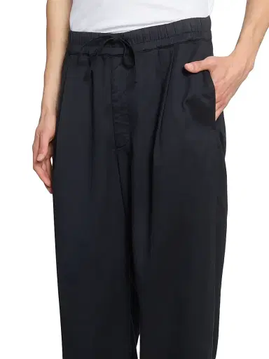 OFFICINE GÉNÉRALE Men's Peterson Twill Drawstring Trousers - Faded Black - Size 38 | Thumbnail 6 OFFICINE GÉNÉRALE Men's Peterson Twill Drawstring Trousers - Faded Black - Size 38 | Thumbnail 6