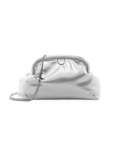 Stella McCartney Women's Falabella Metallic Pouch | Thumbnail 1 Stella McCartney Women's Falabella Metallic Pouch | Thumbnail 1