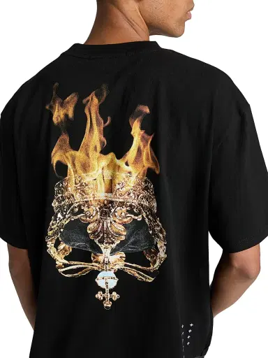 Ksubi Men's Future Memory Krown Halen Cotton T-Shirt - Black | Thumbnail 6 Ksubi Men's Future Memory Krown Halen Cotton T-Shirt - Black | Thumbnail 6