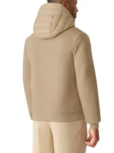 Mackage Men's Fletcher Mixed-Media Down Jacket - Light Camel | Thumbnail 4 Mackage Men's Fletcher Mixed-Media Down Jacket - Light Camel | Thumbnail 4