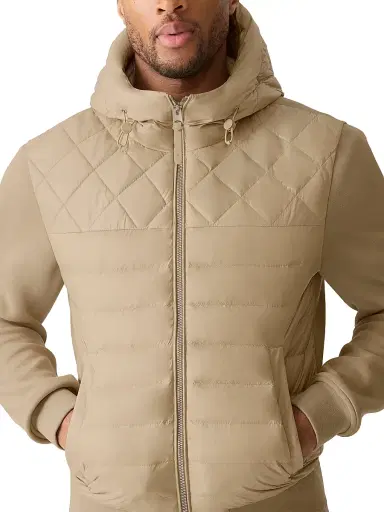Mackage Men's Fletcher Mixed-Media Down Jacket - Light Camel | Thumbnail 5 Mackage Men's Fletcher Mixed-Media Down Jacket - Light Camel | Thumbnail 5
