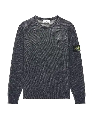 Stone Island Crew Neck Rib Cotton Jumper | Thumbnail 5 Stone Island Crew Neck Rib Cotton Jumper | Thumbnail 5