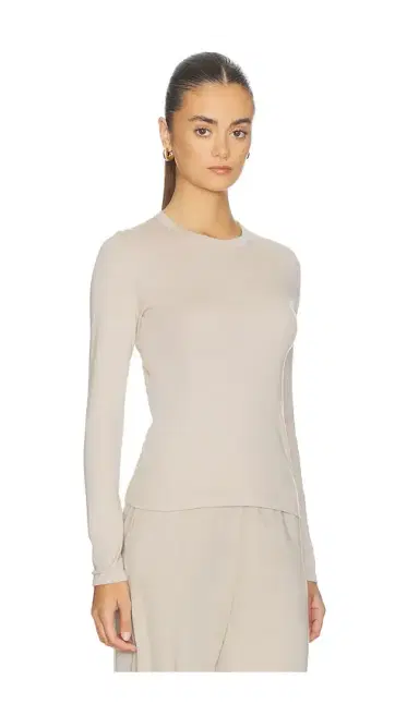 Enza Costa Cotton New Classic Long Sleeve Tee | Thumbnail 2 Enza Costa Cotton New Classic Long Sleeve Tee | Thumbnail 2