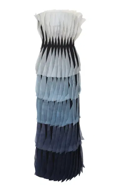 Chorus Exclusive Phyllis Pleated Silk-Blend Organza Maxi Dress | Thumbnail 1 Chorus Exclusive Phyllis Pleated Silk-Blend Organza Maxi Dress | Thumbnail 1