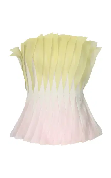 Chorus Exclusive Marlon Pleated Silk-Blend Organza Top | Thumbnail 9 Chorus Exclusive Marlon Pleated Silk-Blend Organza Top | Thumbnail 9