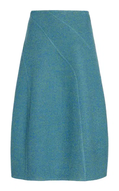 Proenza Schouler Gaelle Seamed Wool-Blend Midi Skirt | Thumbnail 1 Proenza Schouler Gaelle Seamed Wool-Blend Midi Skirt | Thumbnail 1