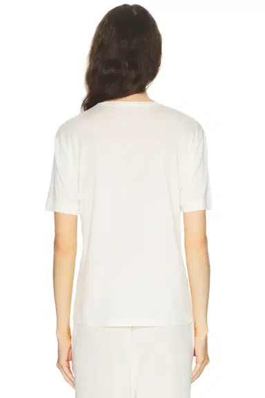 Toteme Cotton Silk Tee | Thumbnail 3 Toteme Cotton Silk Tee | Thumbnail 3