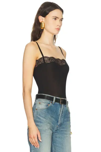 Saint Laurent Lace Tank Top | Thumbnail 2 Saint Laurent Lace Tank Top | Thumbnail 2