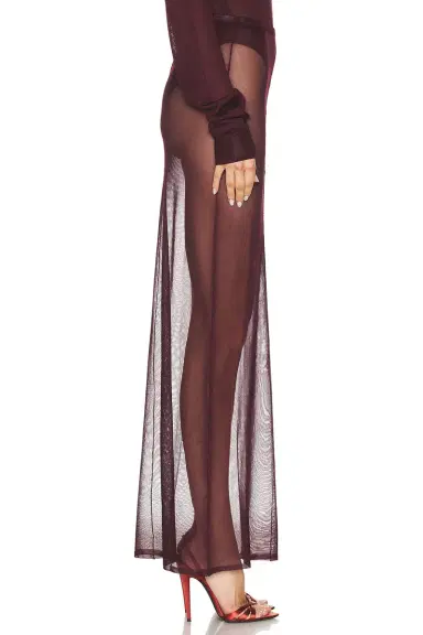 SAME Ruched Knit Maxi Skirt | Thumbnail 3 SAME Ruched Knit Maxi Skirt | Thumbnail 3