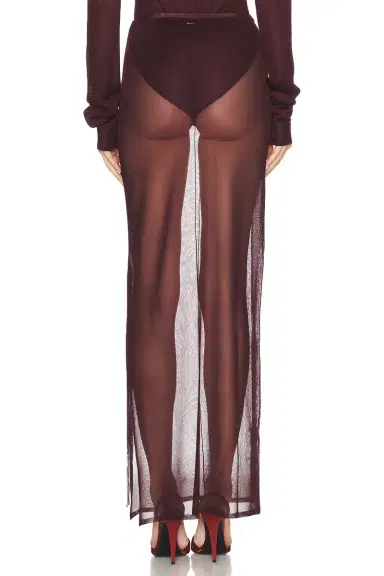 SAME Ruched Knit Maxi Skirt | Thumbnail 4 SAME Ruched Knit Maxi Skirt | Thumbnail 4