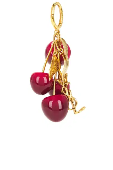 Saint Laurent Cherry Keychain | Thumbnail 3 Saint Laurent Cherry Keychain | Thumbnail 3