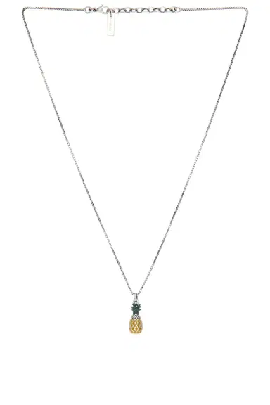 Saint Laurent Pineapple Pendant Necklace | Thumbnail 1 Saint Laurent Pineapple Pendant Necklace | Thumbnail 1