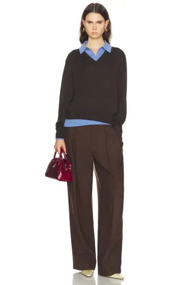 Acne Studios Kascha V-Neck Sweater | Thumbnail 5 Acne Studios Kascha V-Neck Sweater | Thumbnail 5