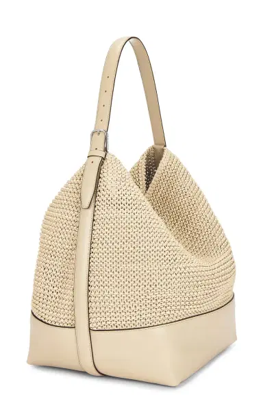 Toteme Belted Woven Leather Tote Bag | Thumbnail 4 Toteme Belted Woven Leather Tote Bag | Thumbnail 4