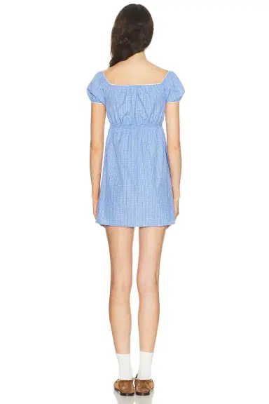 Miu Miu Check Mini Dress | Thumbnail 3 Miu Miu Check Mini Dress | Thumbnail 3