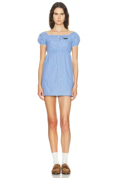 Miu Miu Check Mini Dress | Thumbnail 1 Miu Miu Check Mini Dress | Thumbnail 1