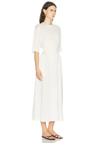 TOTEME Cotton Silk Tee Dress | Thumbnail 2 TOTEME Cotton Silk Tee Dress | Thumbnail 2
