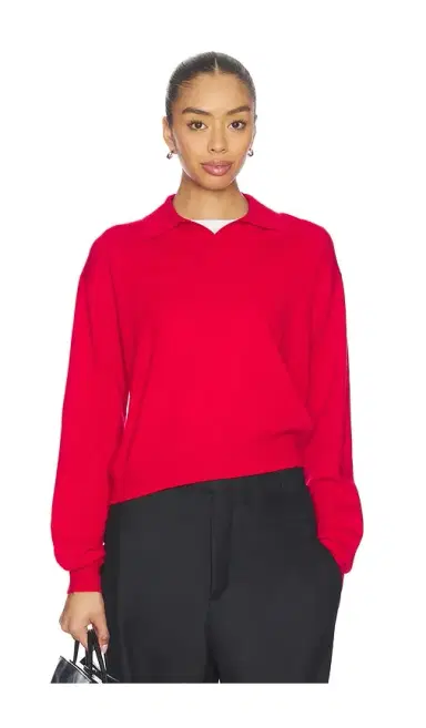 EAVES Whinifred Knit Polo | Thumbnail 1 EAVES Whinifred Knit Polo | Thumbnail 1