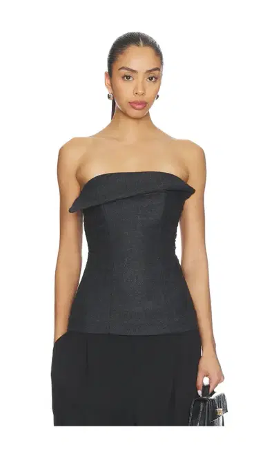 EAVES Helge Wool Flannel Structured Top | Thumbnail 2 EAVES Helge Wool Flannel Structured Top | Thumbnail 2