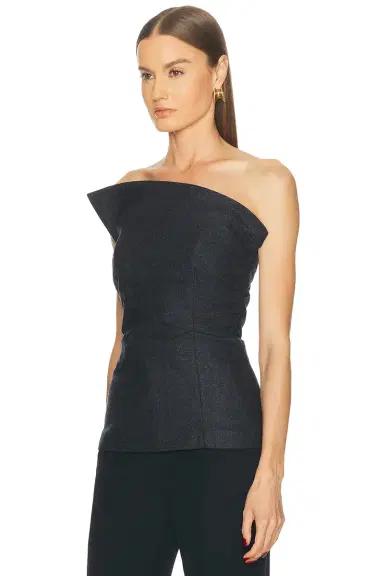 EAVES Helge Wool Flannel Structured Top | Thumbnail 5 EAVES Helge Wool Flannel Structured Top | Thumbnail 5