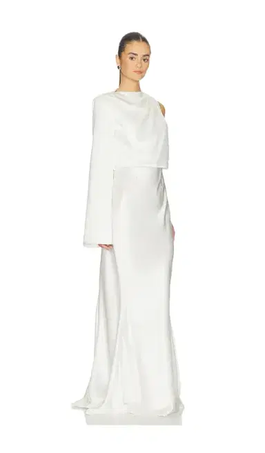 Misha The Mantello Satin Dress | Thumbnail 2 Misha The Mantello Satin Dress | Thumbnail 2