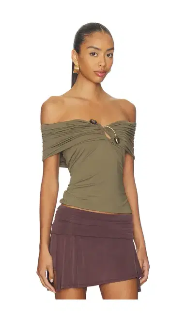 Bardot Martina Off The Shoulder Top | Thumbnail 2 Bardot Martina Off The Shoulder Top | Thumbnail 2