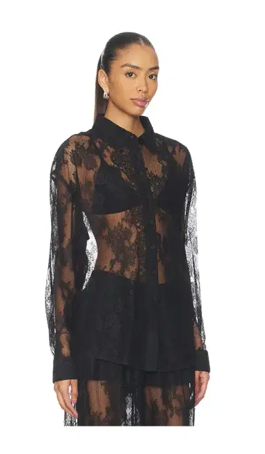 Bardot Aleida Oversized Lace Shirt | Thumbnail 2 Bardot Aleida Oversized Lace Shirt | Thumbnail 2