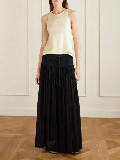The Row Berenice Pleated Cotton Wide-leg Pants | Thumbnail 2 The Row Berenice Pleated Cotton Wide-leg Pants | Thumbnail 2