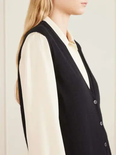 The Row Neel Cashmere Vest | Thumbnail 4 The Row Neel Cashmere Vest | Thumbnail 4