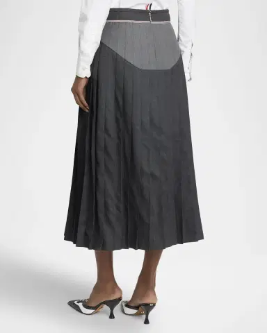 Thom Browne Bikini Pleated Midi Skirt | Thumbnail 5 Thom Browne Bikini Pleated Midi Skirt | Thumbnail 5