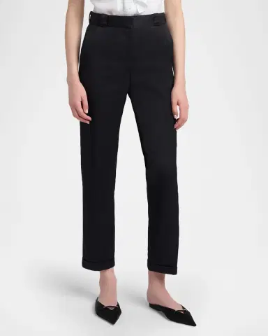 Tom Ford Cotton Viscose Slim-Leg Ankle Trousers | Thumbnail 4 Tom Ford Cotton Viscose Slim-Leg Ankle Trousers | Thumbnail 4