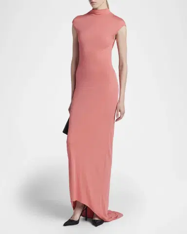 TOM FORD Twisted Backless Crepe Jersey Cap-Sleeve Maxi Dress | Thumbnail 4 TOM FORD Twisted Backless Crepe Jersey Cap-Sleeve Maxi Dress | Thumbnail 4