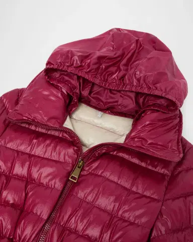 Moncler Girl 's Fem Hooded Down Jacket, Size 8- | Thumbnail 3 Moncler Girl 's Fem Hooded Down Jacket, Size 8- | Thumbnail 3