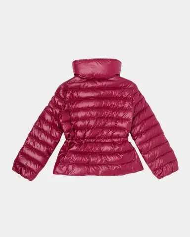 Moncler Girl 's Fem Hooded Down Jacket, Size -6 | Thumbnail 2 Moncler Girl 's Fem Hooded Down Jacket, Size -6 | Thumbnail 2