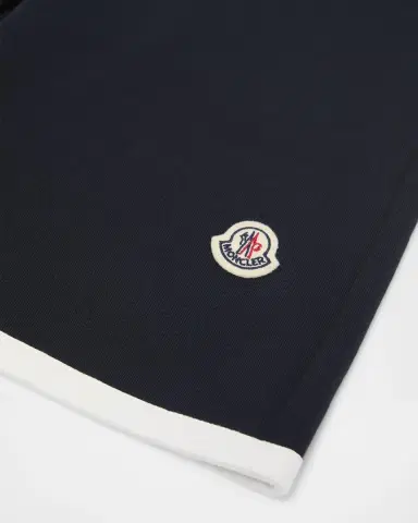 Moncler Boy's Logo Stretch Cotton Fleece Shorts, Size 12-14 | Thumbnail 3 Moncler Boy's Logo Stretch Cotton Fleece Shorts, Size 12-14 | Thumbnail 3