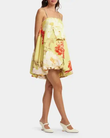 LEO LIN Patsy Crystal-Embellished Bubble Mini Dress | Thumbnail 2 LEO LIN Patsy Crystal-Embellished Bubble Mini Dress | Thumbnail 2