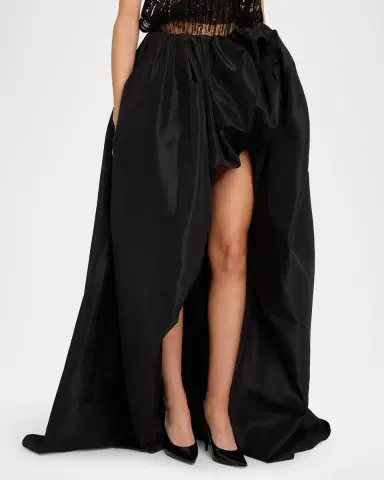 Aknvas Jami Hand-Draped Taffeta Skirt | Thumbnail 4 Aknvas Jami Hand-Draped Taffeta Skirt | Thumbnail 4