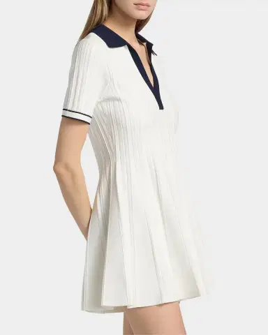 Simkhai Page Knit Polo Mini Dress | Thumbnail 6 Simkhai Page Knit Polo Mini Dress | Thumbnail 6