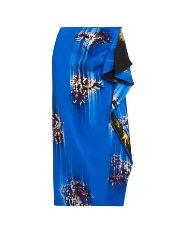 Proenza Schouler Cella Printed Double Crepe Skirt | Thumbnail 1 Proenza Schouler Cella Printed Double Crepe Skirt | Thumbnail 1