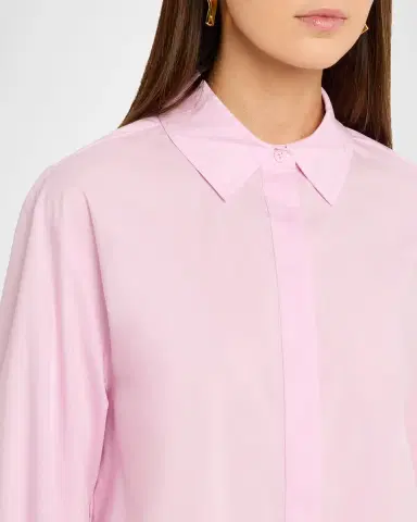 Simkhai Renata Cropped Button-Front Shirt | Thumbnail 5 Simkhai Renata Cropped Button-Front Shirt | Thumbnail 5