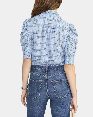 FRAME The Plaid Gillian Blouse | Thumbnail 3 FRAME The Plaid Gillian Blouse | Thumbnail 3